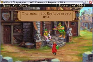 DOS Quest For Glory I: So You Want To Be A Hero VGA
