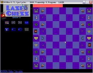 DOS Laser Chess