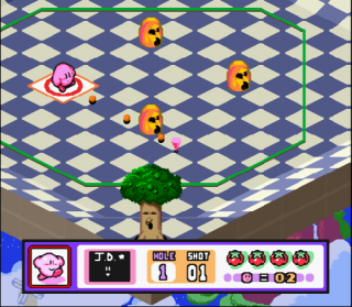 Super Nintendo Kirby's Dream Course
