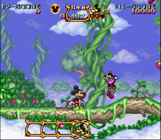 Super Nintendo Magical Quest Starring Mickey Mouse