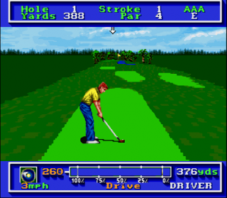 Super Nintendo PGA Tour Golf