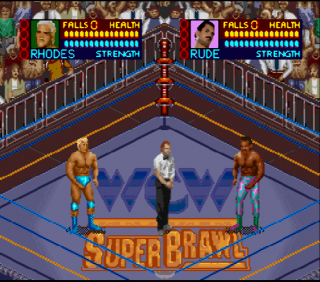 Super Nintendo WCW Super Brawl Wrestling