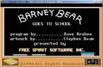Barney Bear Goes To School