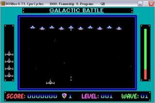 DOS Galactic Battle