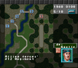 Super Nintendo Operation Europe - Path to Victory 1939-45