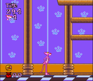 Super Nintendo Pink Panther in Pink Goes to Hollywood