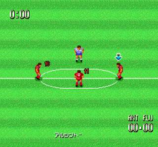 Turbografx Formation Soccer on J. League