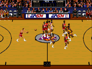 Sega Genesis Bulls vs Lakers