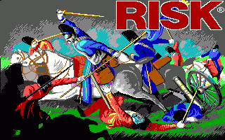 DOS Computer Edition of Risk: The World Conquest Game