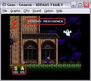 Sega Genesis Addams Family (The)