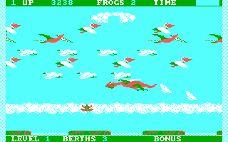 DOS Frogger II: Three Deep