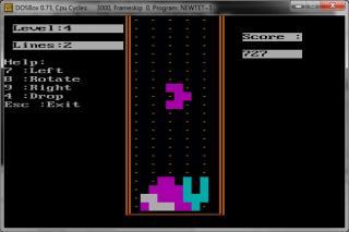 DOS New Tetris