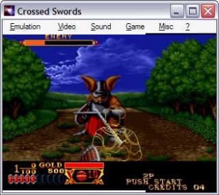 Neo-Geo Crossed Swords
