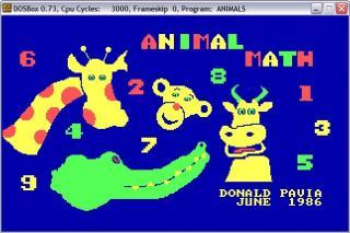 DOS Animal Math
